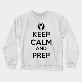 Keep Calm And Prep - Gas Mask Crewneck Sweatshirt